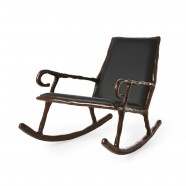 Clay low rocking chair