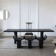Gold Beam Dining Table