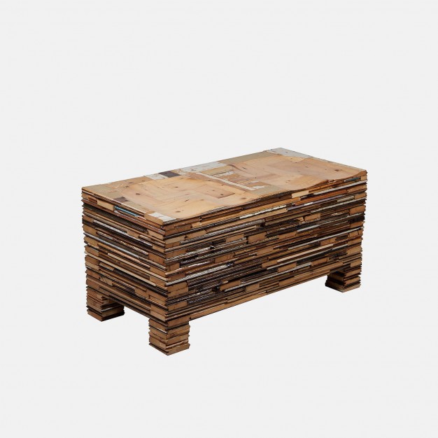 Waste stacked stool