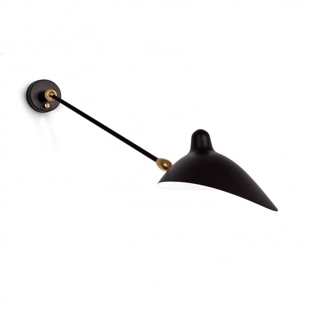 Wall Light with 1 double-articulated arm