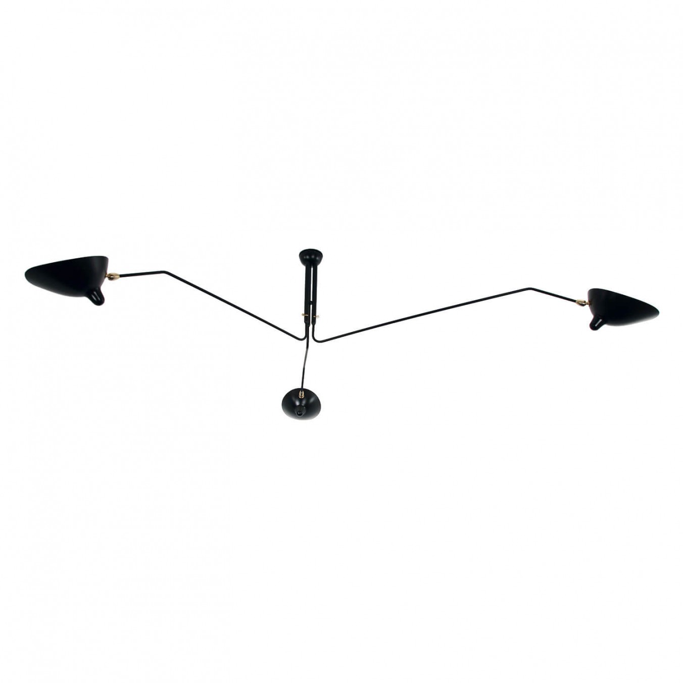 Ceiling Light with 3 pivoting arms