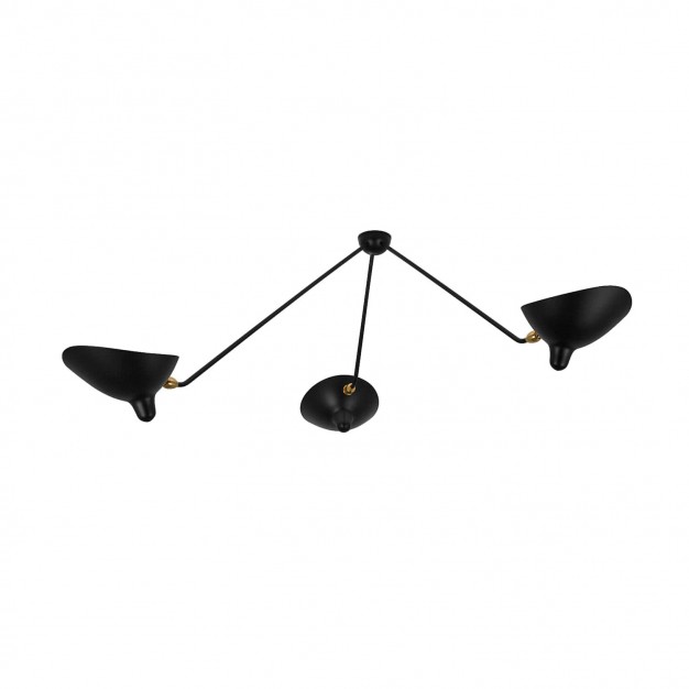 Ceiling Light with 3 fixed arms