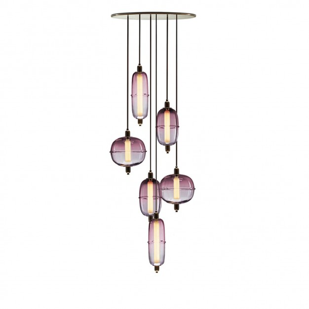 Moirai Vertical Drop Chandelier