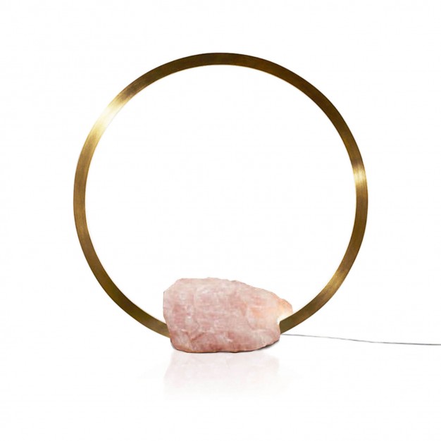 Portal table lamp Rose Quartz