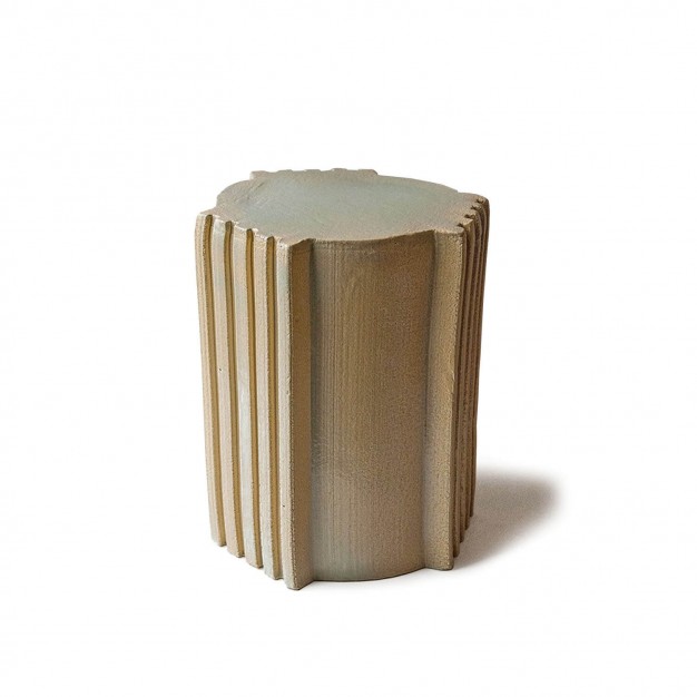 pressed stool with glaze | model 6