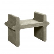OSSICLE LEATHER STOOL N°1
