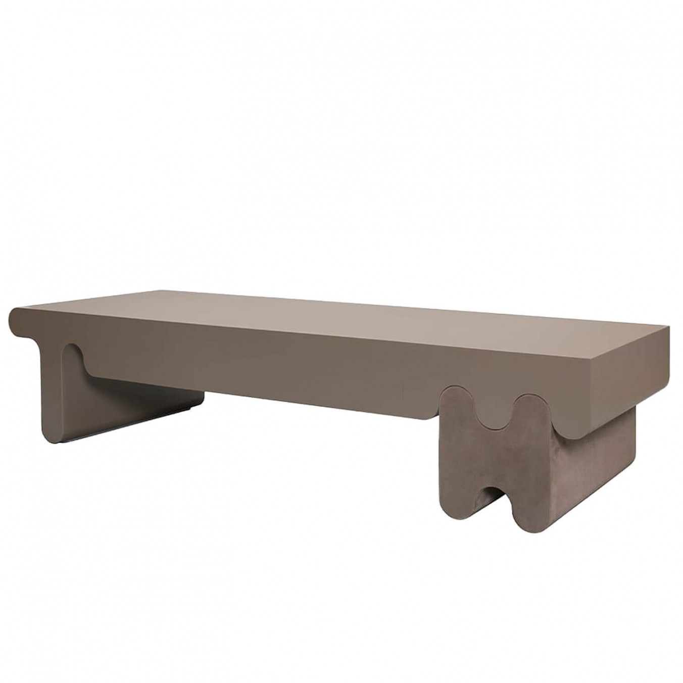 OSSICLE LEATHER COFFEE TABLE