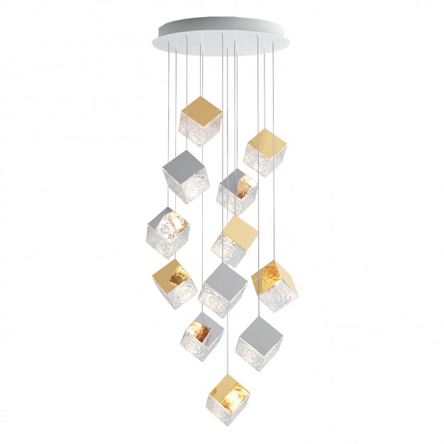 Pyrite chandelier