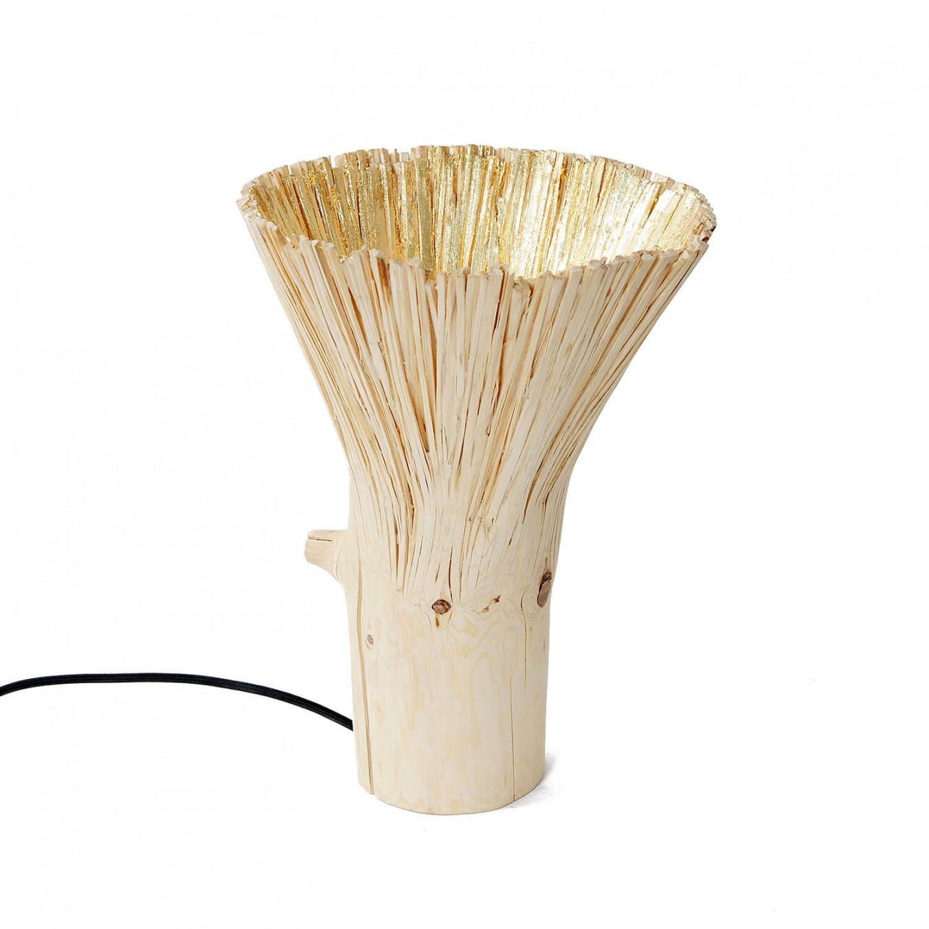 Pressed wood table light