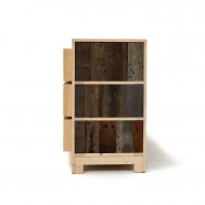 3-drawer cabinet in scrapwood