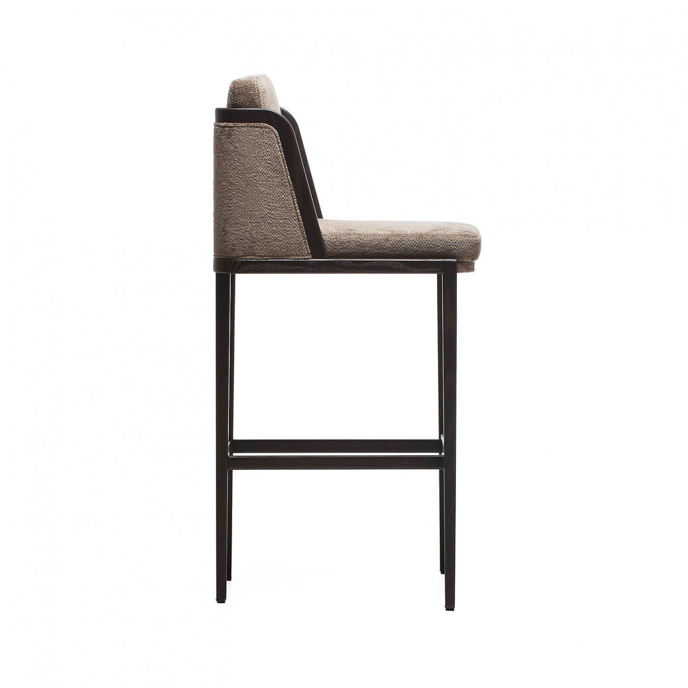 THRONE BARSTOOL WITH UPHOLSTERY