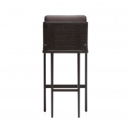 THRONE BARSTOOL WITH RATTAN