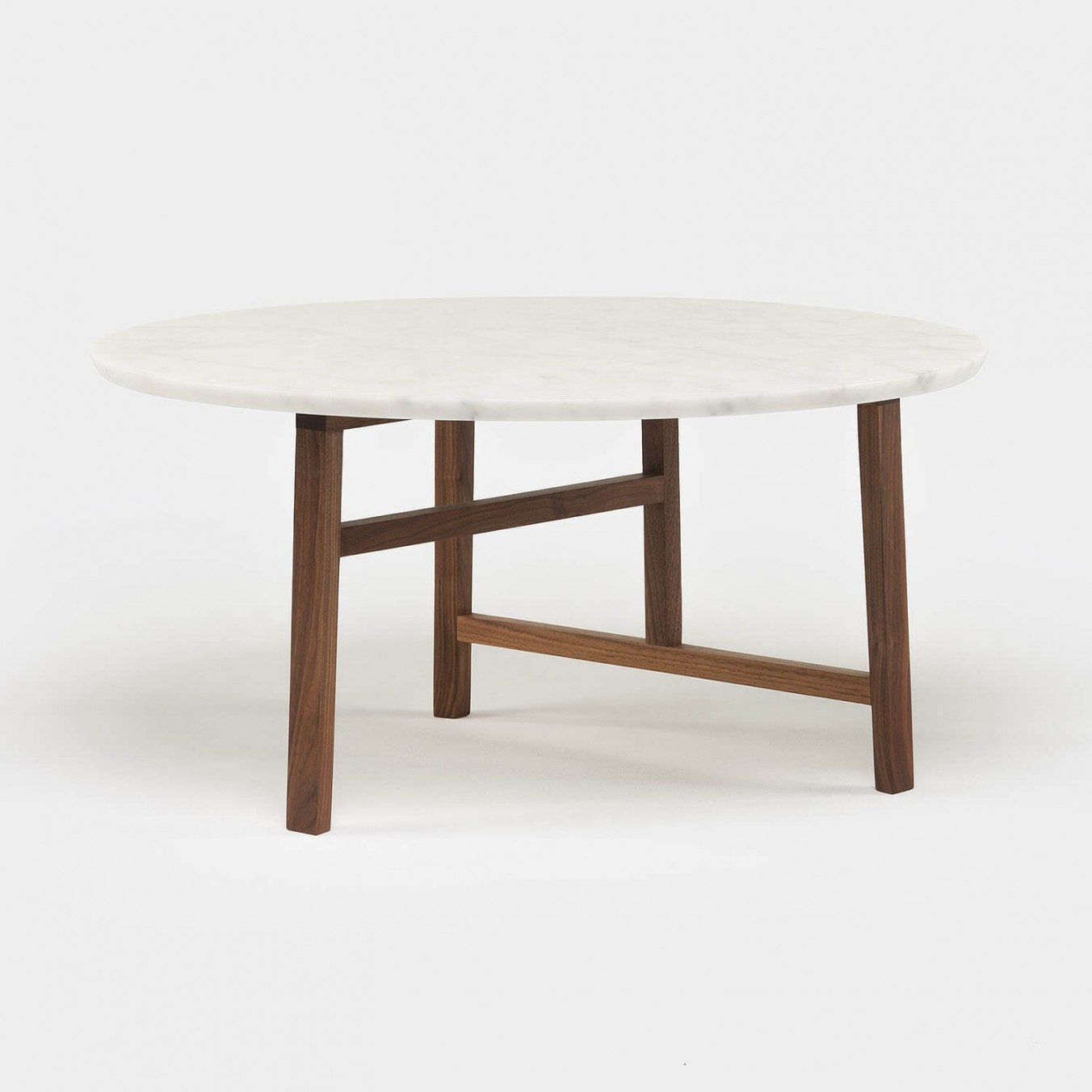 TRIO ROUND COFFEE TABLE - MARBLE TOP