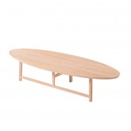 TRIO OVAL COFFEE TABLE