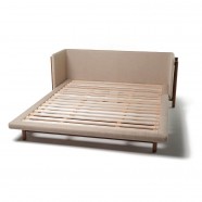 FRAME BED WITH ARMS