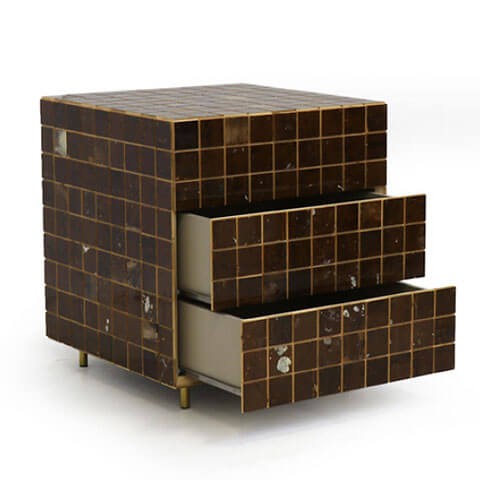 with drawers no.8 brown