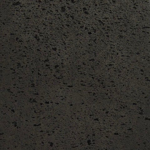 Black volcanic stone