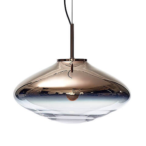 Copper shade, with copp. mounting