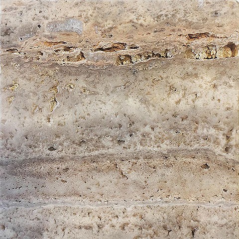 Silver travertine